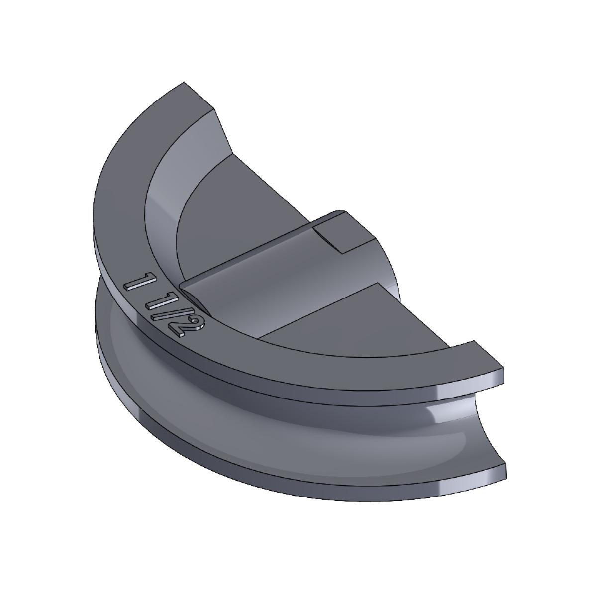 Metallkraft Grauguß-Biegesegment 1 1/2"