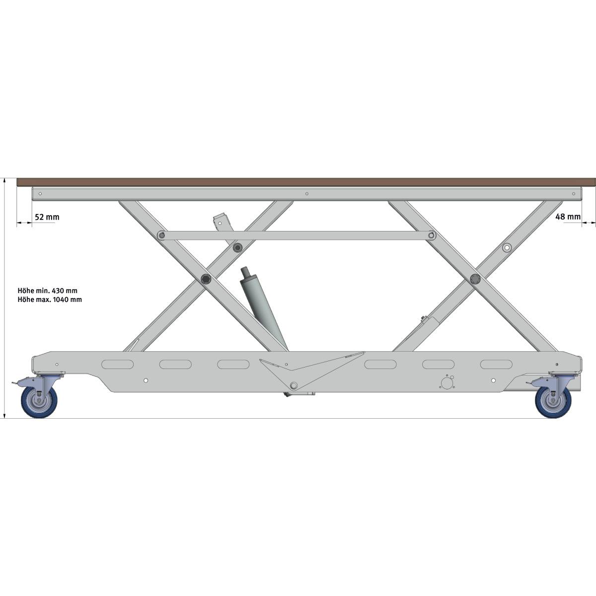 Unicraft Höhenverstellbarer Arbeitstisch  HT 300 L LAP