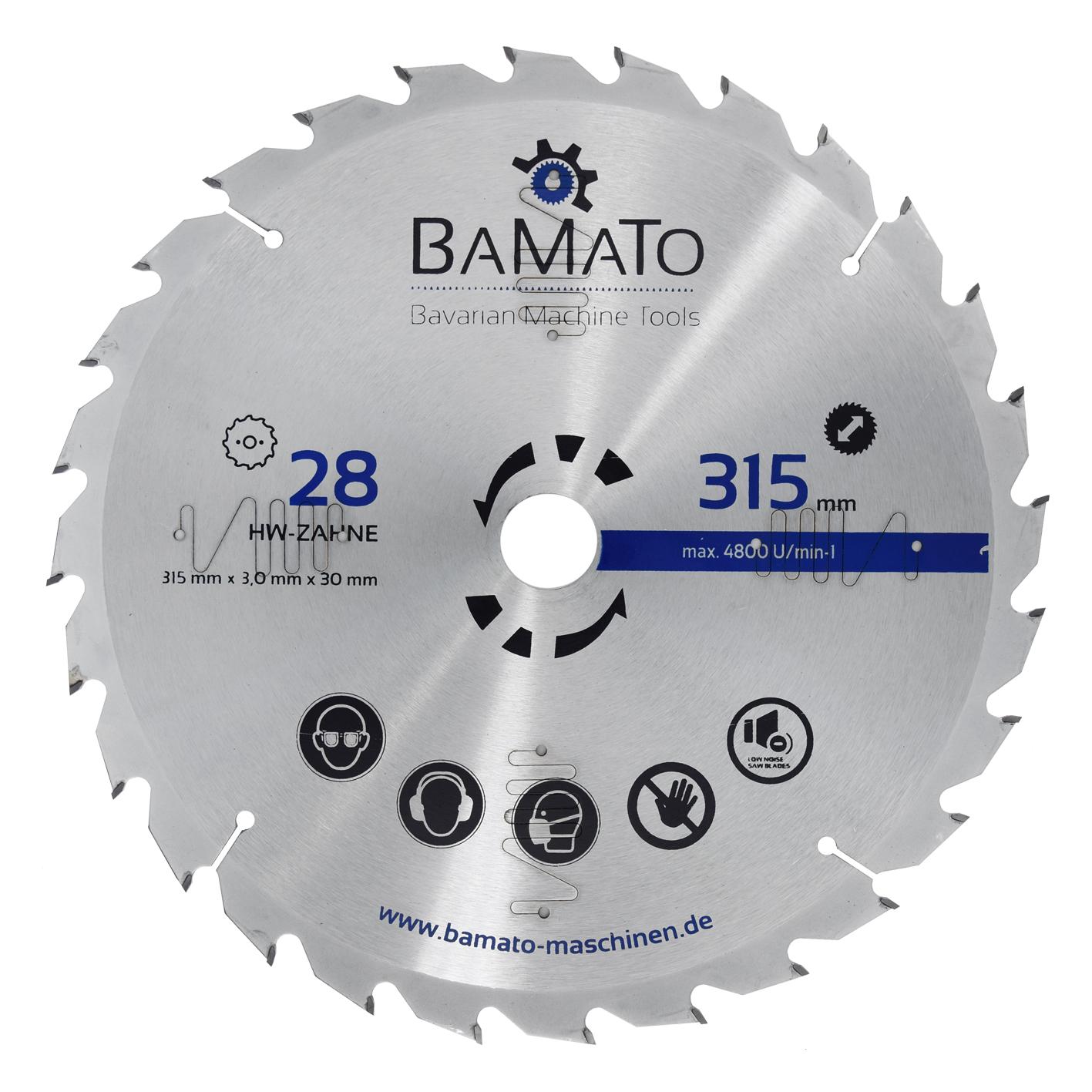 BAMATO 3-tlg HM-Kreissägeblattset SBS315SET