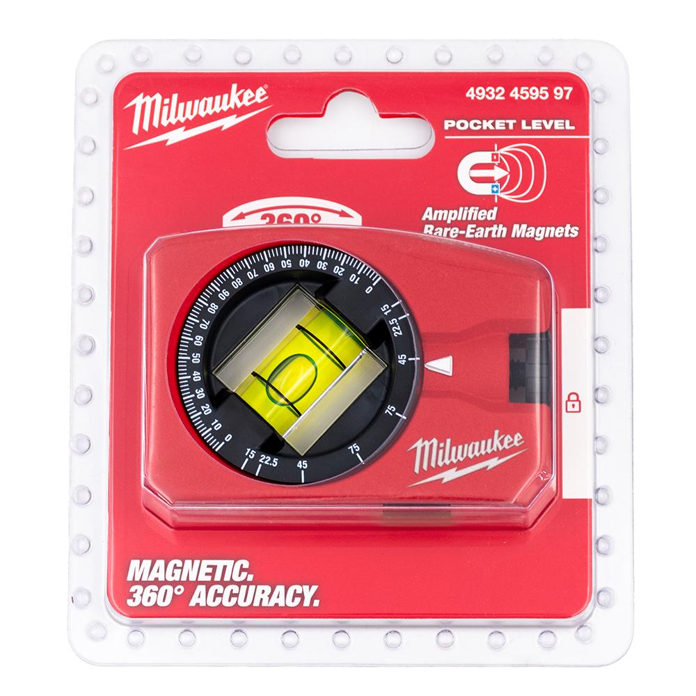 Milwaukee - Wasserwaage Pocket 360° magnetisch (4932459597)