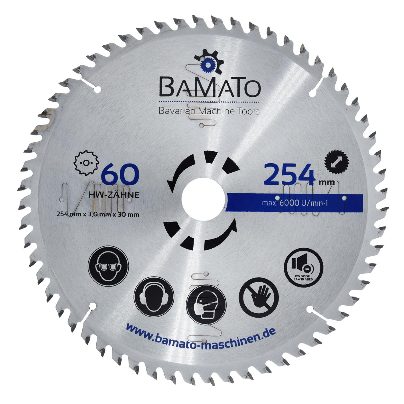 BAMATO 3-tlg HM-Kreissägeblattset SBS254SET