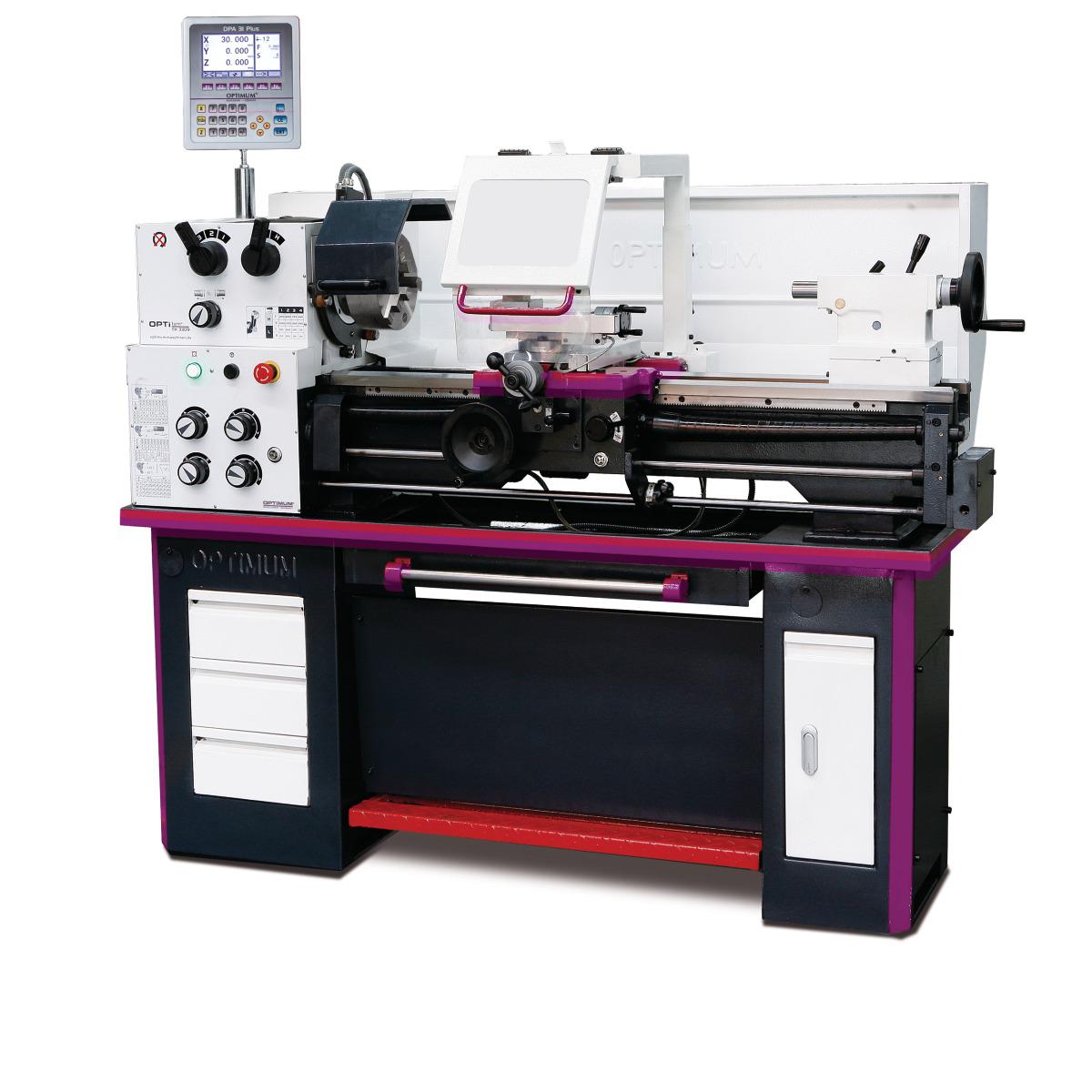 Optimum Leit- und Zugspindel-Drehmaschine OPTIturn TH 3309D