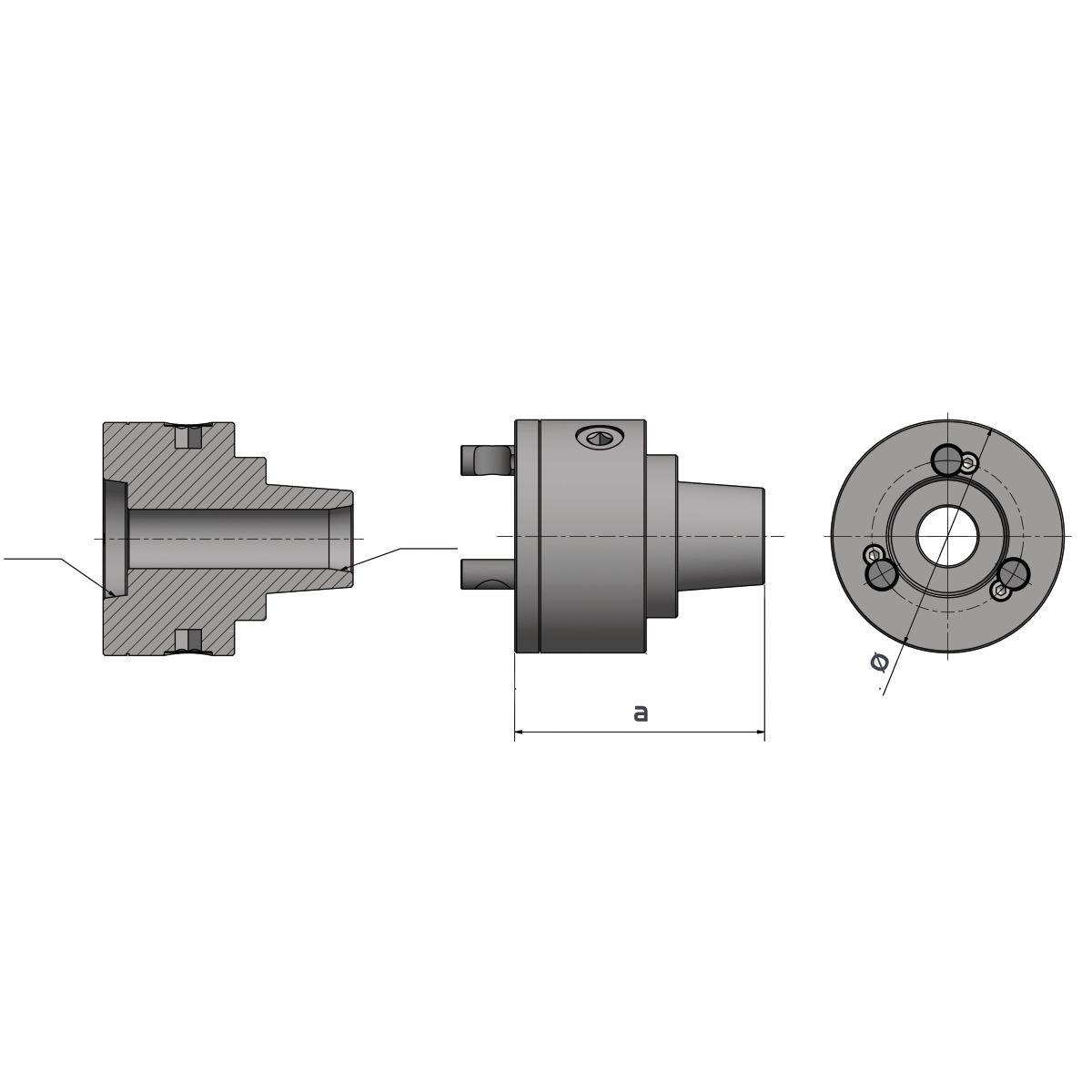 Optimum Spannzangenfutter  5C - Nr. 4